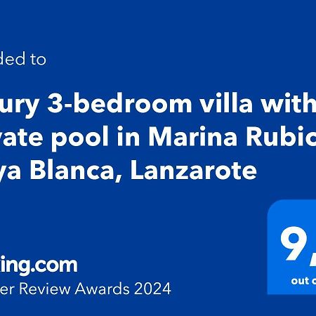 Luxury 3-Bedroom Villa With Heated Private Pool - In Marina Rubicon, Playa Blanca, Lanzarote Extérieur photo